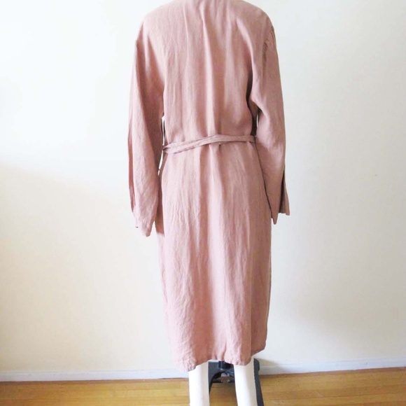 Parachute Linen Robe M Clay Minimalist Gender Neutral - Picture 5 of 6